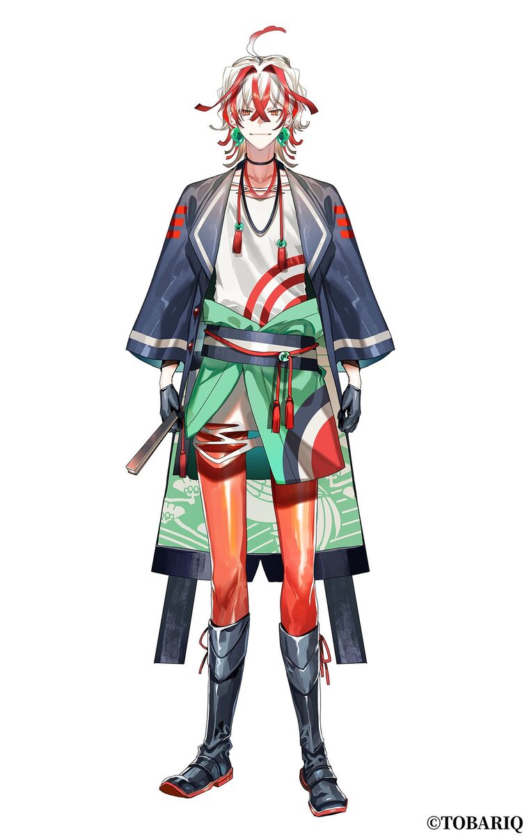 巳鳴トウガの公式キャラクタービジュアル
